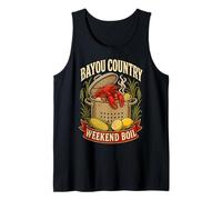 Bayou Country Weekend Bollire Crawfish Feast Graphic Pot Bollito Canotta