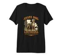 Bayou Dog, Bellezza screziata della Louisiana Maglietta Premium