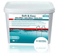 Bayrol Soft & Easy Senza Cloro - Ossigeno Attivo Granulato con contraccezione delle alghe ed Effetto Trasparente - Sacchetti preporzionati - 5,04 kg - 30 m³