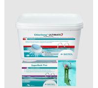 BAYROL UlTIMATE7+SuperflockPLUS (cHLORIlong 7Azioni + flocculante organico)
