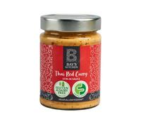 Bay's Kitchen Salsa da cucina a basso contenuto di FODMAP pronta per cucinare al curry rosso tailandese, senza glutine, compatibile con IBS e adatta per vegani (barattolo da 260 g)