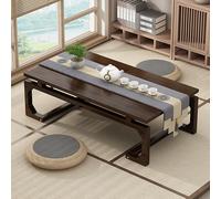 BAYTEWJX Minimalist Wood Coffee Table Modern Tatami Coffee Table Low Japanese Tea Table Multifunctional Rectangular Wooden Tea Table No Assembly Required for Living Room Dining Roo Tatami Office.