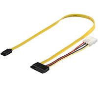 baytronic - Set di cavi SATA Dual SATA, alimentazione + cavo dati