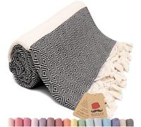 Bazaar Anatolia Asciugamano da spiaggia turco in 100% cotone, asciugamano da bagno oversize ad asciugatura rapida, stile bohémien, decorazione per fattoria, asciugamani da bagno, coperta da campeggio