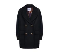 Bazar Deluxe, ,Coats ,Donna ,Nero ,M Cappotto Nero Donna Caban