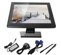 Bazargame Monitor touch screen LED da 17 pollici, display VGA, USB, vita al dettaglio, monitor di cassa con supporto POS multiposizione