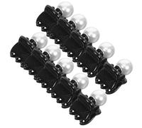 BAZEITFLOW 10 pezzi Mini Fermagli per Capelli con Perle Clip Artiglio Antiscivolo per Acconciature da Sposa e Uso Quotidiano Accessori Gioielli Capelli Femminili Eleganti