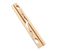 BAZEITFLOW 10 Pezzi Morsetti per Provette in Legno Manico 18 Cm, Accessori da Laboratorio Resistenti per Esperimenti Scientifici e Lezioni Scolastiche