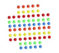 BAZEITFLOW 100 Palline Colorate Per Contare 15mm Set Per Ragazzo Ragazza Scatola in Plastica Resistente Kit Educativo Per Apprendimento Matematica e Attività Didattiche