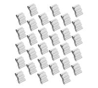 BAZEITFLOW 100 pezzi Clip per Fotovoltaici per Pannelli da Clip in Metallo Resistenti per Fissaggio Stabile su Telaio Trailer e Balcone Facili da Installare e Sicure per di Batterie