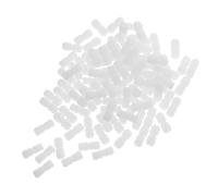 BAZEITFLOW 100 pezzi in Plastica Bianca per Ferramenta Mobili Collegamento Mobile con Camma per Armadi Librerie e Scaffali