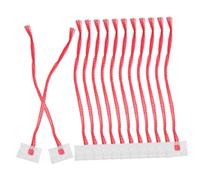 BAZEITFLOW 100 Sacchetti Rosso Pe Rete Pezzi per Frutta e Verdura | Traspiranti, Leggeri e Pieghevoli, Capacità 0, 5-1kg, per Acquisto e Conservazione Domestica