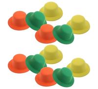 BAZEITFLOW 12 Pezzi Mini Clip Capelli Becco d Anatra con Mini Cappello Vintage per Bambine Accessori Capelli per Feste Halloween e Dress-up Clip Sicure e Originali per Styling Western