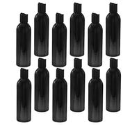 BAZEITFLOW 12 Pezzi Set da 12 Flaconi da Viaggio 250Ml con Tappo a Pressione, Contenitori Portatili per Shampoo, Lozione e Cosmetici, Bottiglie Vuote Riutilizzabili per Articoli da Toeletta,