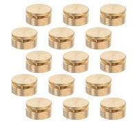 BAZEITFLOW 15 Pezzi Set Cuscinetti Rotanti per Unghie in Lega Color Bronzo Antico 5x5x2,8mm, Accessori per Nail Art 3d e Decorazioni Brillanti, Attrezzi per Manicure Rotazione Silenziosa ad