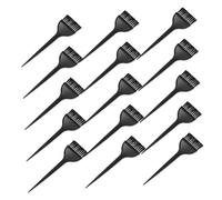 BAZEITFLOW 15 pezzi Spazzole per Tinture Capelli con Pettine Antigoccia Impugnatura Ergonomica Design Nero Resistente in Plastica per Uso Professionale e Fai da Te in Salone e Casa