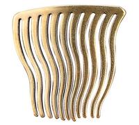 BAZEITFLOW 1pezzi Pettine Vintage Ottone Per Acconciature Eleganti Accessorio Da Cerimonia e Matrimonio Facile Da Usare e Decorativo Con Design Per Donne e Ragazze