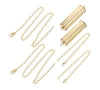 BAZEITFLOW 1set Pesetti Ferro per Orologi da Parete Decorazione Artistica e Meccanismo di Precisione Include Catena da Metri Ganci e Regali Speciali