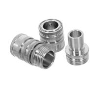 BAZEITFLOW 2 Paia Connettori per da in Inossidabile Kit Attacchi No Loss per Idropulitrice Pressione Installazione Facile per Irrigazione e Lavaggio Auto