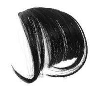 BAZEITFLOW 2 pezzi Clip Frangia Finta Extension Naturali Invisibili per Donne di Tutte Età e Forme del Viso Effetto Liscio e Naturale Accessori per Feste e Quotidiano