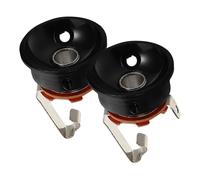 BAZEITFLOW 2 Pezzi Jack per Chitarra Elettrica con Piastra Rotonda Connettore Audio Professionale per Connessione Stabile Compatibile con Vari Modelli Costruzione Durevole per Prolungato