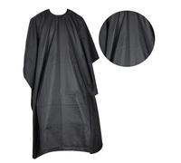 BAZEITFLOW 2 pezzi Mantellina Taglio Capelli Nero per Parrucchiere Mantelle Idrorepellenti e Facili da Pulire Grembiule Professionale per Barber Shop Cappuccio da Taglio Resistente e Pratico