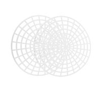 BAZEITFLOW 2 pezzi Piastra Pressa Fermentazione in Plastica con Rete Rotonda per Barattoli Sottaceti e Verdure Pressore Versatile per Decapaggio e Preparazione Alimenti Fermentati