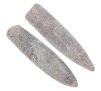 BAZEITFLOW 2 pezzi Specimen Belemnite Naturali da Fossili Minerali per Studio Geologia e Paleontologia Modelli Decorativi per Collezionisti e Insegnamento Scientifico