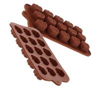 BAZEITFLOW 2 Pezzi Stampi in Silicone Creativi per Dolci Forme Antiaderenti per Cioccolato e Dessert Facili da Sformare e Pulire per Uso e Professionale