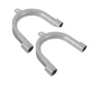 BAZEITFLOW 2 pezzi Supporto U per Tubo Scarico Lavatrice in Gancio Resistente per Impianto Drenaggio Stabile Installazione Facile e Prevenzione Perdite per Uso in Giardino