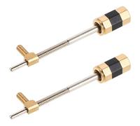 BAZEITFLOW 2 Pezzi Viti per Rana Arco Violino in Metallo Accessori di Ricambio per Arco Parti di Riparazione per Strumenti Corda Facile Installazione e Resistenza per Musicisti