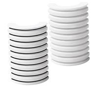 BAZEITFLOW 2 scatole Strisce Adesive per Ciglia Autoadesive in Resina Gomma da Strisce Trasparenti Nere Tenuta Sicura e Delicata per Estensioni Ciglia Compatibili con Varie Tipologie