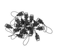 BAZEITFLOW 20 pezzi Connettori Qd Loop per Cinghie Fotocamera DSLR Clip Adattatore Sgancio Rapido per Tracolla Fino Leggeri e Compatti per Fotocamere Reflex e Binocoli
