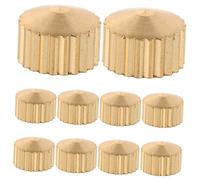 BAZEITFLOW 20 Pezzi Dadi di Fissaggio per Meccanismi Orologio in Metallo Accessori per Riparazione e Fai da Te Kit Parti per Orologi da Parete Quarzo Stabilità e Precisione Garantite