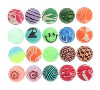 BAZEITFLOW 20 Pezzi Palline Rimbalzanti Occhio Elastico Colorate Morbide Sicure per Saltarello Divertente per Ragazzi e Ragazze Colore Casuale
