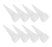 BAZEITFLOW 20 punte per ugelli per calafataggio: applicatore per ugello di prolunga per calafataggio riutilizzabile - punte di finitura - strumenti per calafataggio per uso domestico e in