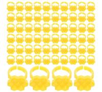 BAZEITFLOW 250 Pezzi Blossom Ring Cup Barattolo Per Per Extension Anello Per Per Per Supporto Per Per Extension Per