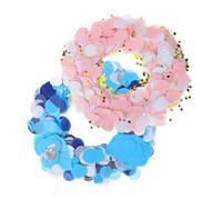 BAZEITFLOW 2confezione Rotondi Metallici Per Decorazioni Festa Per Speciali Decorazioni Da Tavola Per Matrimoni e Compleanni Per Addii Al Celibato e Feste Inserti Per Palloncini Multicolori