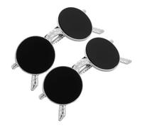 BAZEITFLOW 2pezzi Fermagli Per Stile Occhiali Da Sole Neri Di Eleganti Accessori Per Per Donne e Ragazze Perfetti Per Primavere e Occasioni Speciali