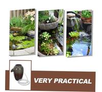 BAZEITFLOW 2pezzi Fontana d in da Vaso di Terracotta con Ricircolo per Giardino Patio Decorazione da per Interni
