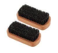 BAZEITFLOW 2pezzi Spazzola Di Faggio Per Della Barba e Pulizia Scarpe Pennello Multifunzionale Per Uomo Setole Di Cinghiale Per Styling e Rimozione Dei Dispersi