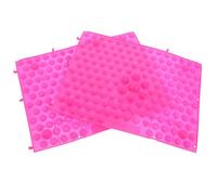 BAZEITFLOW 2pezzi Tappetino per Agopressione Leggero e Tappetino per Riflessologia Plantare Punti di Pressione per Piedi Accessorio per Massaggi da Bagno e Yoga per Piedi