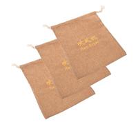 BAZEITFLOW 3 Pezzi Borsa con Coulisse per Asciugacapelli 3 Pezzi Resistente al Calore 30X26 CM, Organizer da Viaggio per Phon, Piastra e Accessori, Custodia Protettiva per Casa, Hotel e