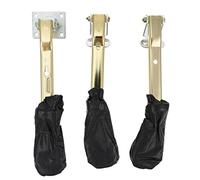 BAZEITFLOW 3 pezzi Pedali per Pianoforte Verticale Dorati Alta Durezza e Stabilità per Sostituzione Pedalini Strumento Musicale Accessori per Pianoforti Digitali e Tastiere Pesate