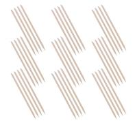 BAZEITFLOW 300 Pezzi Bastoncini in Legno di Betulla 300 Pezzi, Doppia Estremità per Manicure e Pedicure, Strumenti Monouso per Cuticole e Pulizia Unghie 15 CM, Accessori Portatili per Uso