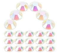 BAZEITFLOW 3000 Pezzi Strass Flatback in Resina per Unghie Gemme Rotonde per Nail Art DIY Decorazioni Maniere Te con Brillantezza Cristallina e Fissaggio Forte