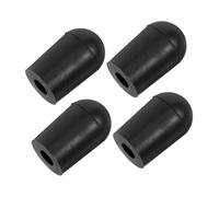BAZEITFLOW 4 pezzi Cappucci Antiscivolo in Gomma per Endpin Contrabbasso Protezione Resistente per Punta Supporto Stabile e Antiscivolo per Accessori Musicali Bass