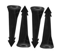 BAZEITFLOW 4 pezzi Picchetti per Lampada da Giardino Resistenti Picchetto per Luce Esterna Robusto Anticorrosione Supporto Terreno per Illuminazione Paesaggistica e Faretti Outdoor