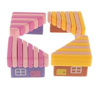 BAZEITFLOW 4 Pezzi Protezione Angoli Tavolo Morbida Colorati Paraspigoli Sicurezza per Mobili Casa Protezione Anti-collisione per Bordi Tavoli e Mobili Facile da Installare