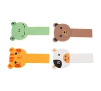 BAZEITFLOW 4 Pezzi Sollevatori per Wc in Stile Cartoon, Maniglie Rialzo Sedile Water Leggere e Portatili, Aprisedile Compatibili per Anziani Uso Domestico e Viaggi